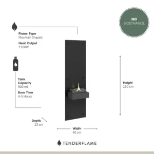 Tenderflame Alto 90 wall