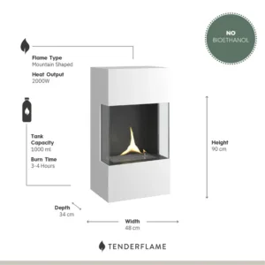 Tenderflame Indie White Wall