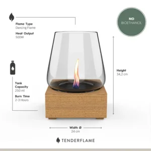 Tenderflame Poppy 17 Dark Oak